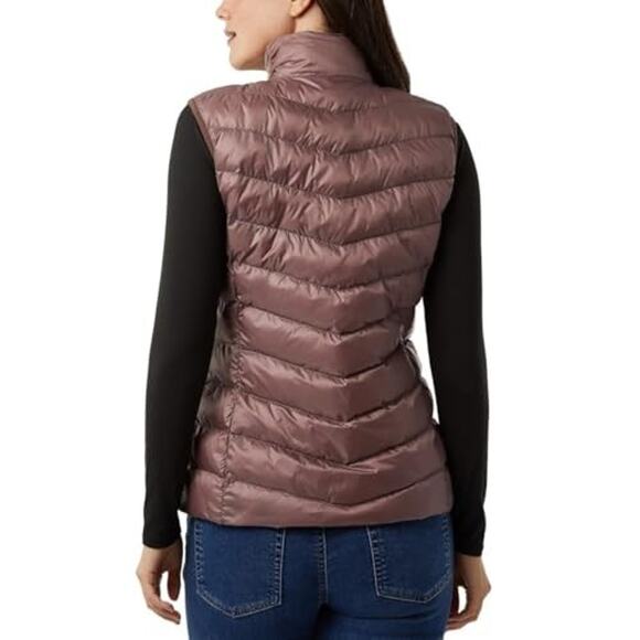 32 Degrees Women’s Quilted Vest, Pink, L - Picture 2 of 4